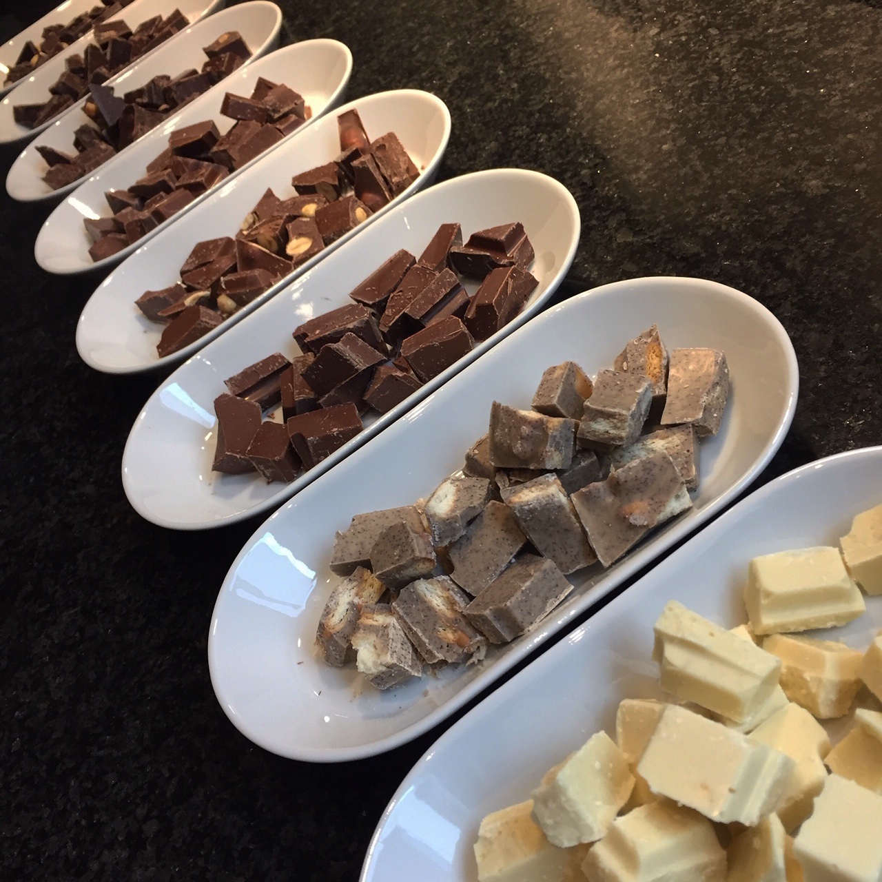 Chocolate used for the different workshops